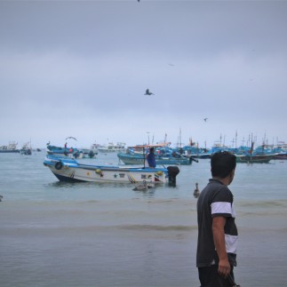 fishing boats in Puerto Lopez